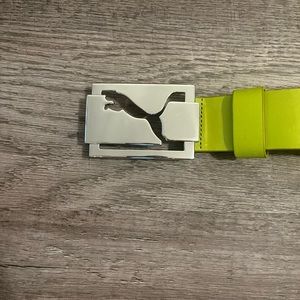 Lime Green Puma Men’s Belt
